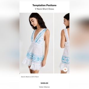 Temptation Positano V neck dress